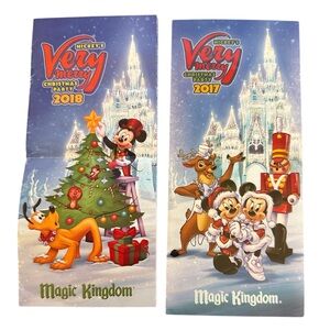 Mickey's Very Merry Christmas Party Maps (2017 & 2018)